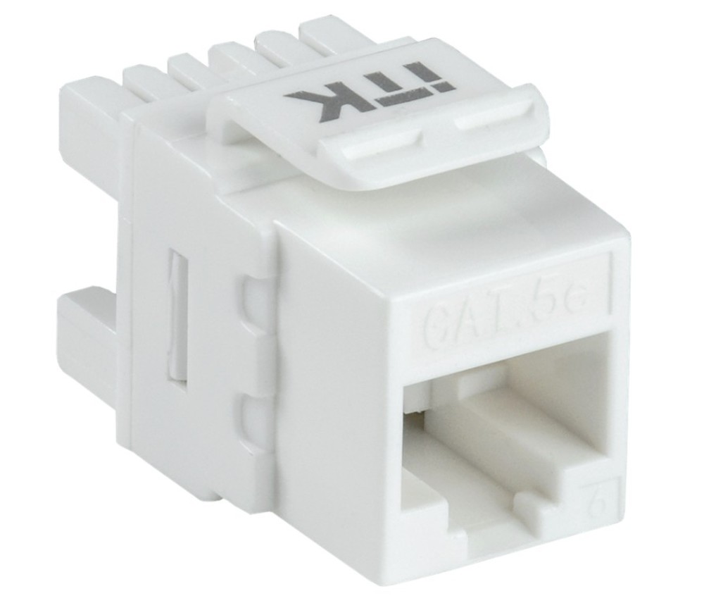 Модуль Keystone Jack ITK CS1-1C5EU-12, кат. 5e, UTP, 110 IDC, 180°