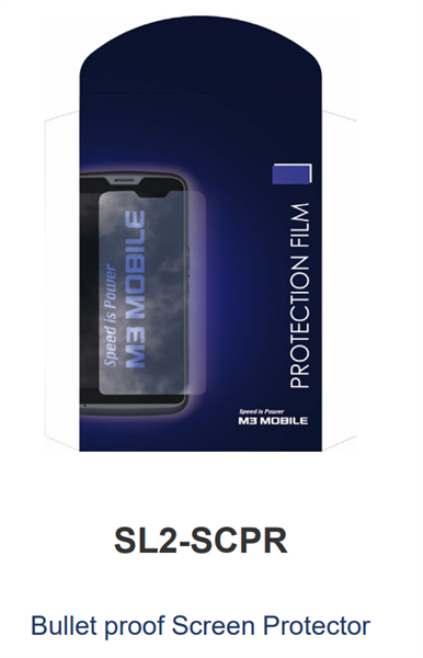 Защитное стекло M3 Mobile SL20-SCPR для терминала SL20