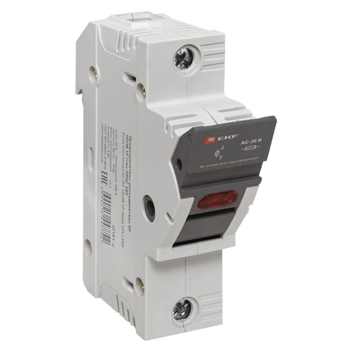 Предохранитель-разъединитель EKF df103-e, 10x38, 3Р