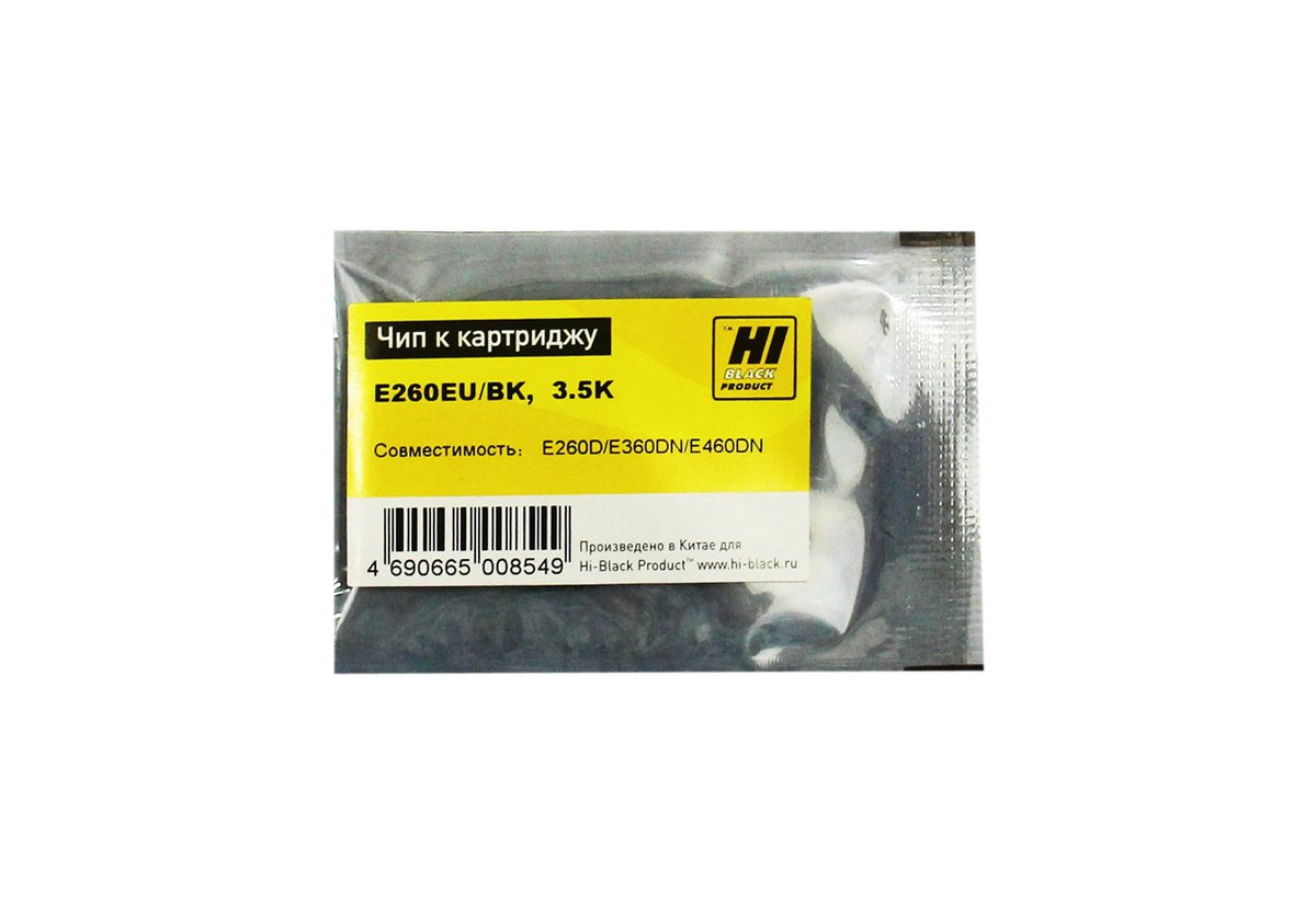 Чип Hi-Black E260A21E, для Lexmark E260, Bk, 3,5K