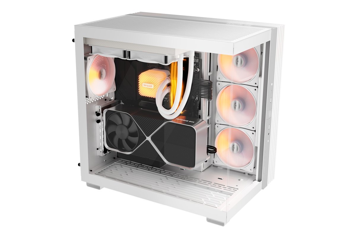 Вентилятор be quiet! Light Wings LX 120mm PWM Reverse White, 120×120×25 мм, 4-pin PWM, ARGB, 1500 об/мин