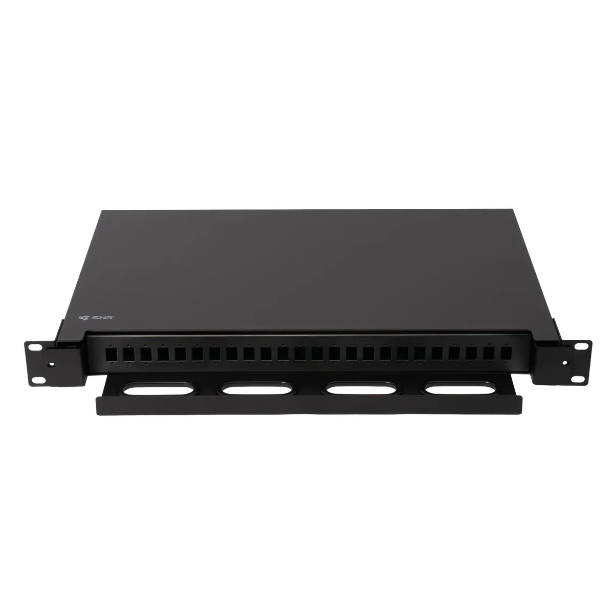 Кросс оптический SNR SNR-ODF-24RPD-BK, 19", 24 порта, выдвижной, 1U