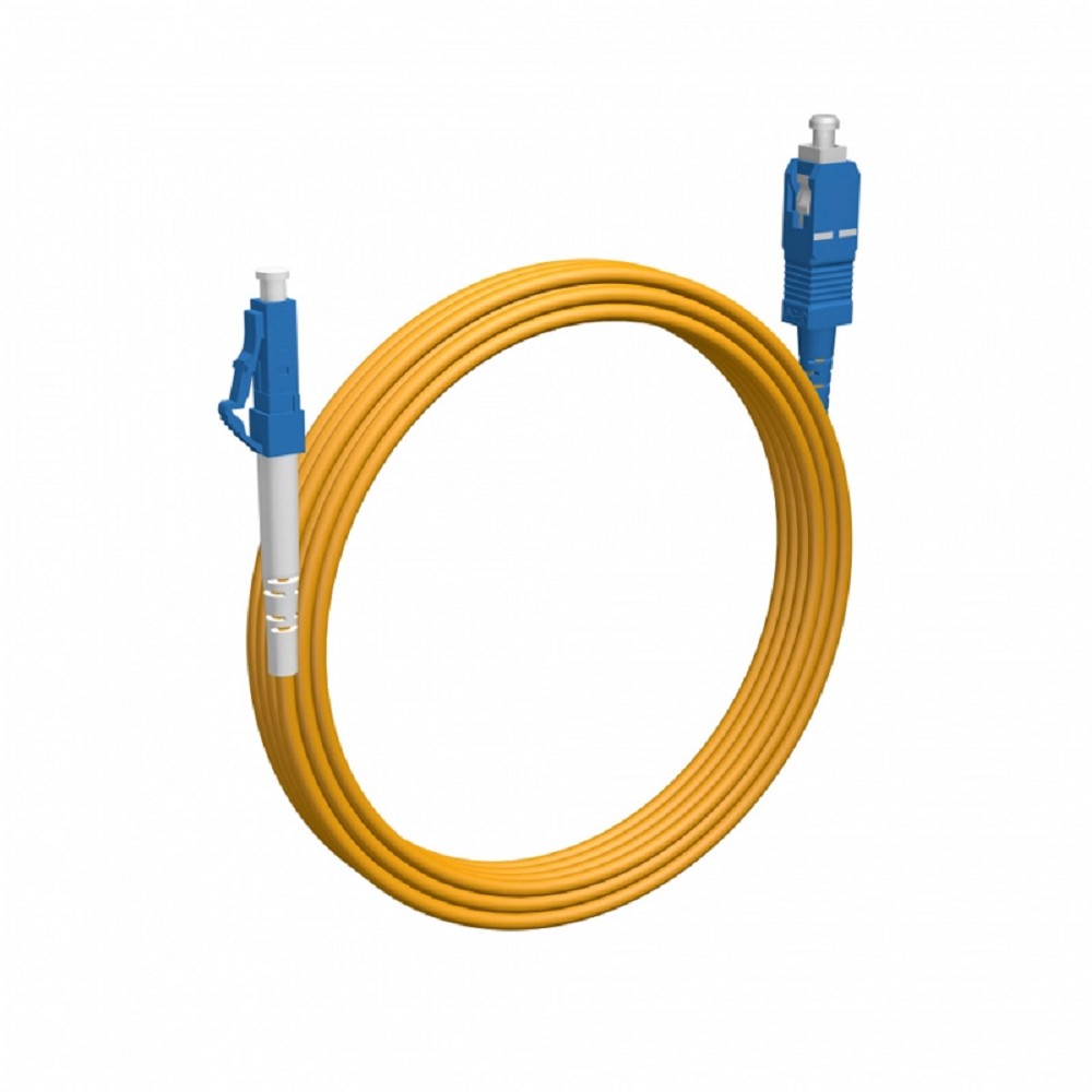 Патч-корд оптический Rexant 50-1114-5, SM 9/125 OS2, LC/UPC–SC/UPC, симплекс, LSZH, 5 м