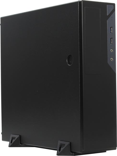 Корпус Powerman EL501 Black, Slim-Desktop, mATX/Mini-ITX, БП 300 Вт