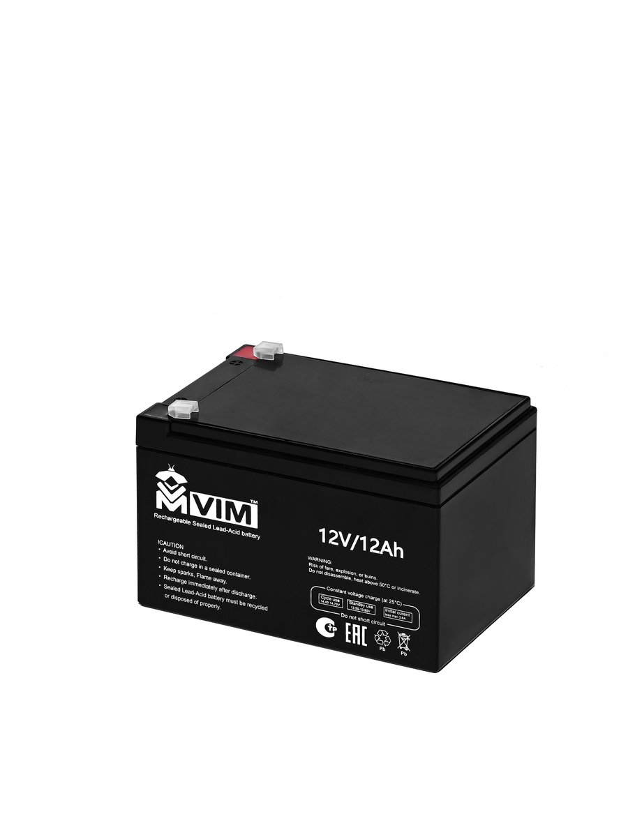 Аккумулятор VIM VM-BAT-12-12, 12В, 12Ач