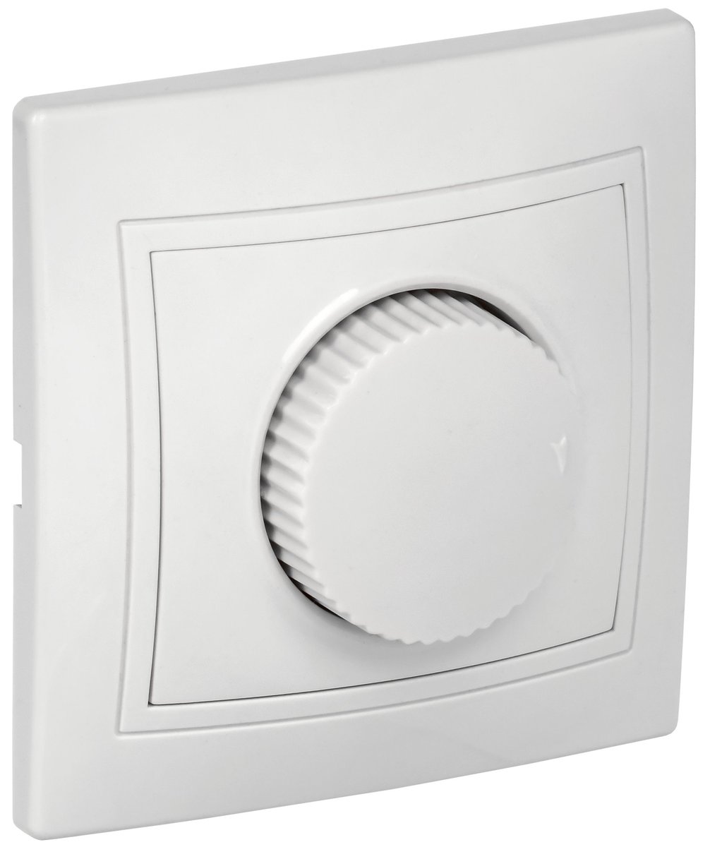 Светорегулятор IEK EDK10-K01-03-DM, поворотный, 25-400Вт, белый