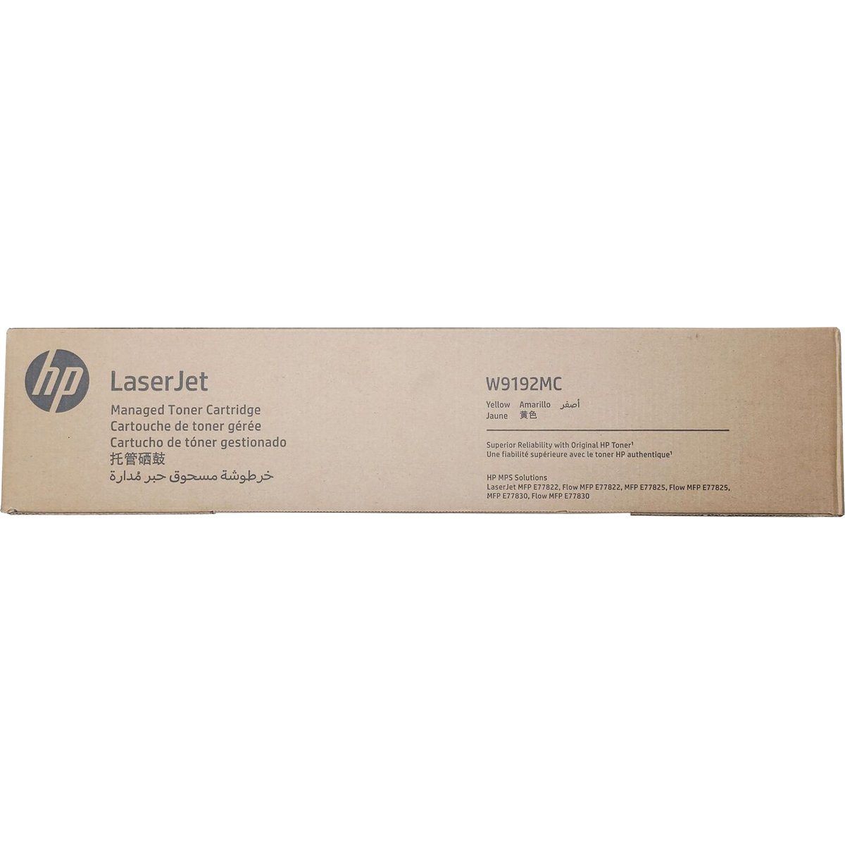 Тонер-картридж HP W9192MC, жёлтый, для Managed CLJ MFP E77822/E77825/E77830, 28 000 стр.