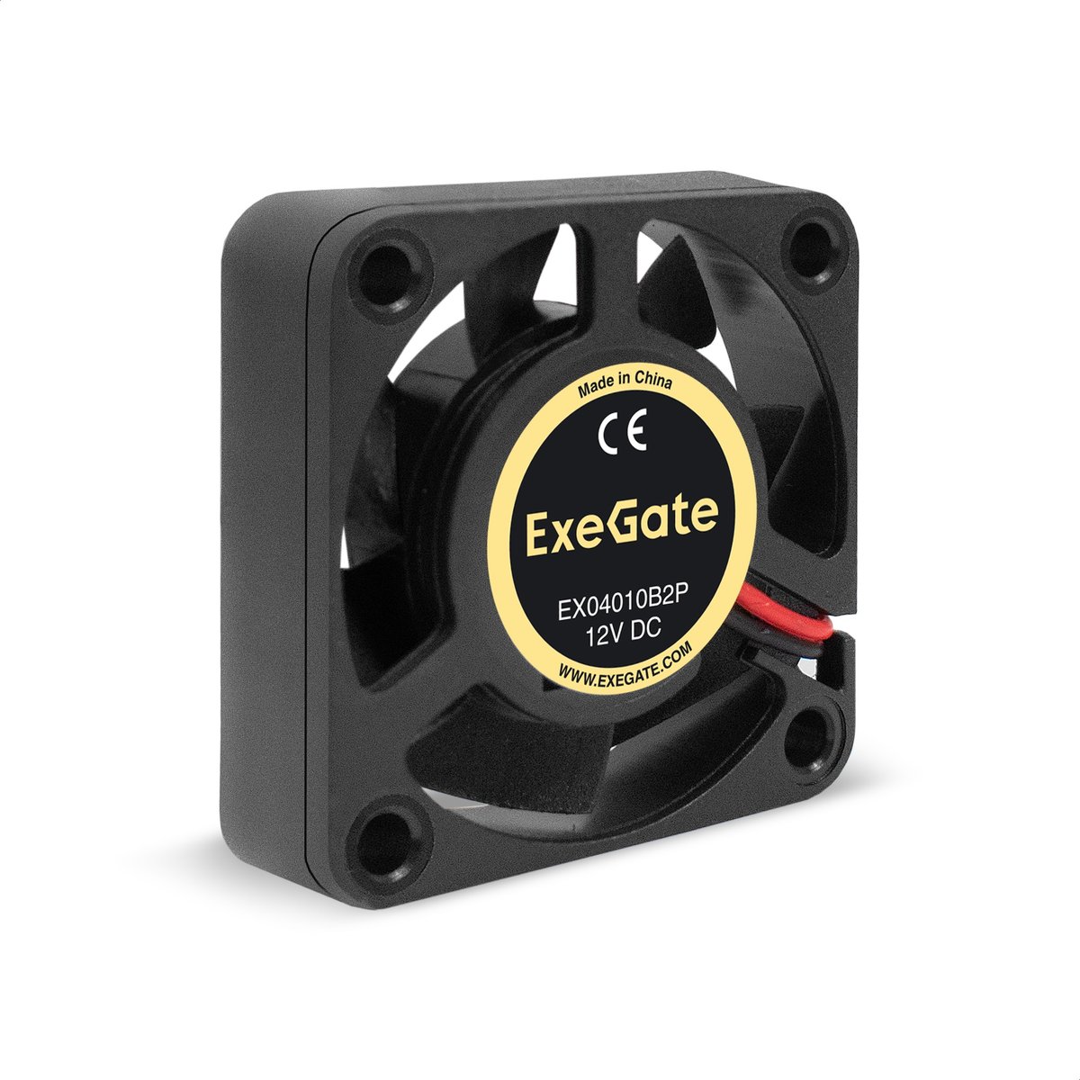 Вентилятор ExeGate EX04010B2P, 40×40×10 мм, 12 В, 5500 об/мин, 2-pin