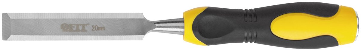 Стамеска FIT 43178 Профи, 20 мм, прорезиненная ручка