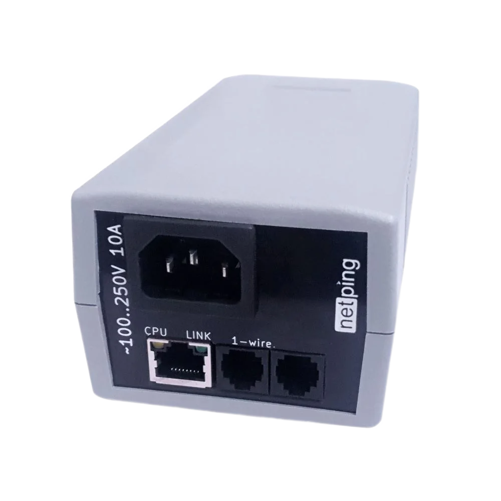 Блок розеток NetPing NetPing 2/PWR-220 v22/ETH, 2 розетки, Ethernet