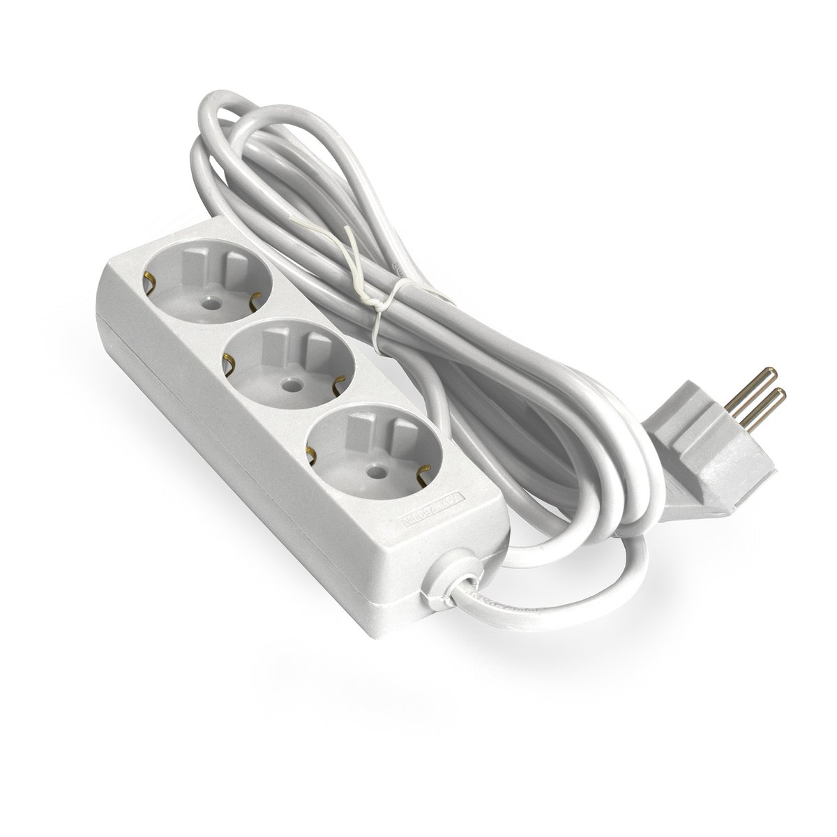 Удлинитель ExeGate ECE-3-5W (EX285809RUS), 3 евророзетки, 5 м, белый