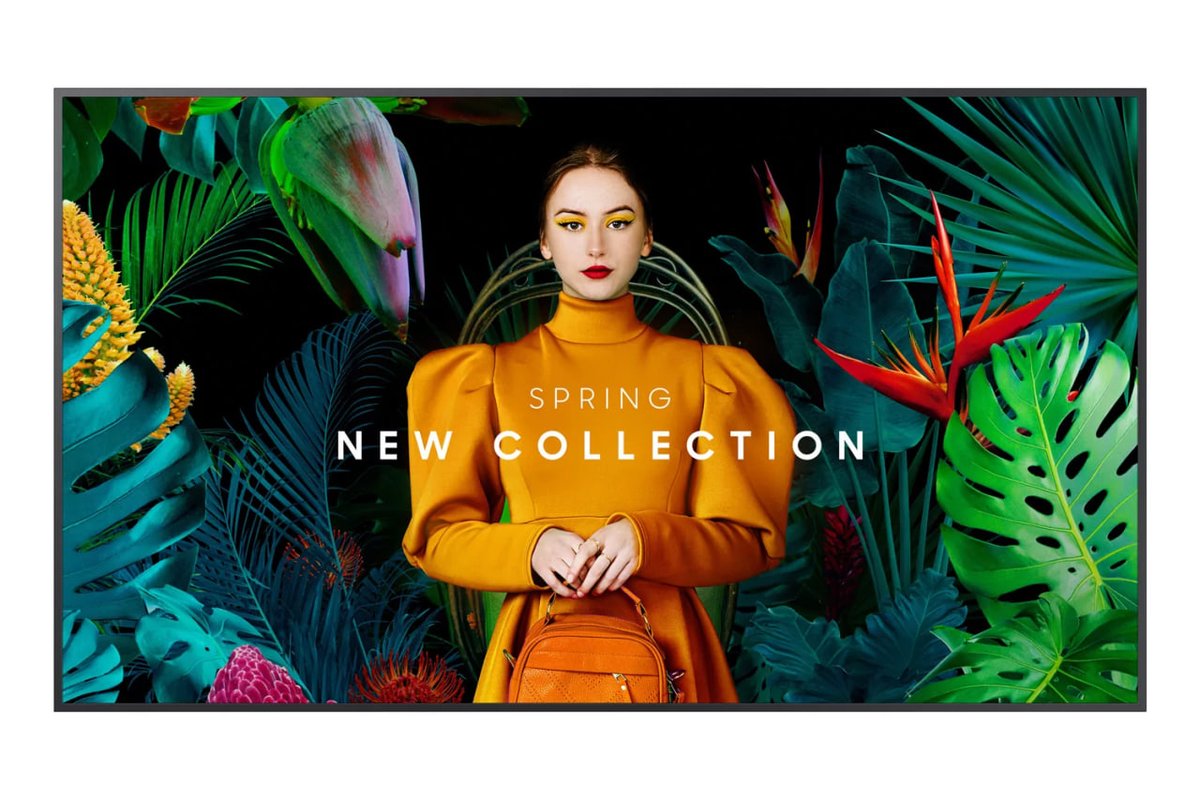 Дисплей Samsung QB55C, 55" 4K UHD, 350 кд/м², Tizen, 16/7