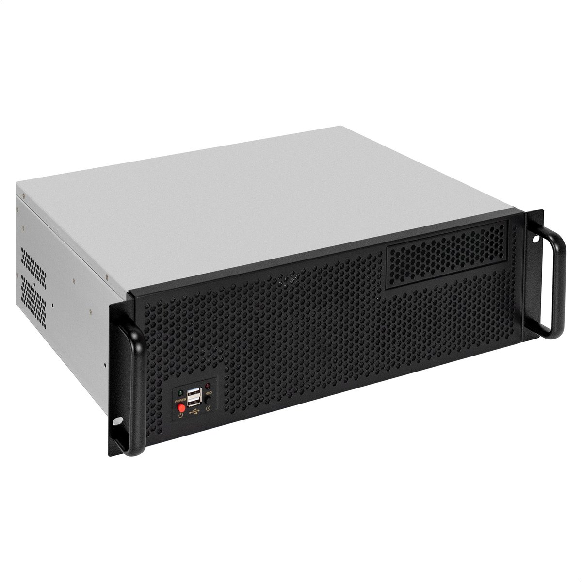 Серверный корпус ExeGate Pro 3U300-03, RM 19", 3U, глубина 300 мм, без БП, USB