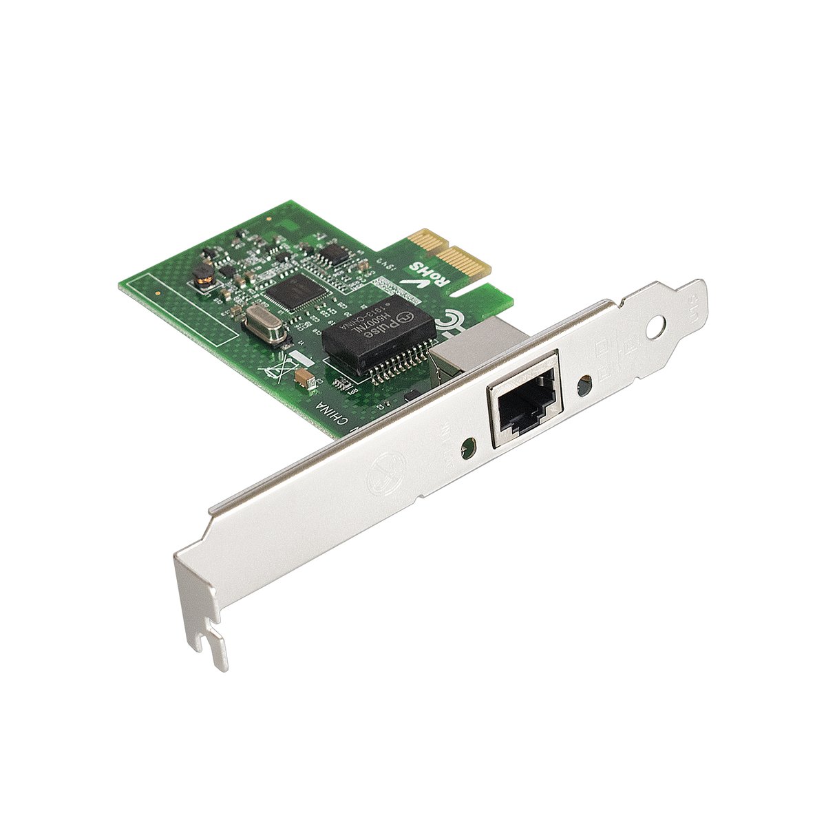Сетевой адаптер ExeGate EXE-i210AT, PCIe x1 2.0, 1×RJ-45 10/100/1000 Мбит/с, Intel WGI210AT