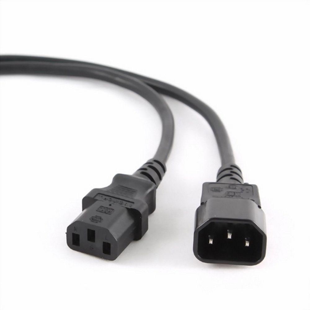 Кабель питания Cablexpert PC-189-VDE-3M, C13–C14, 3 м, 10 А, 3×0.75 мм²