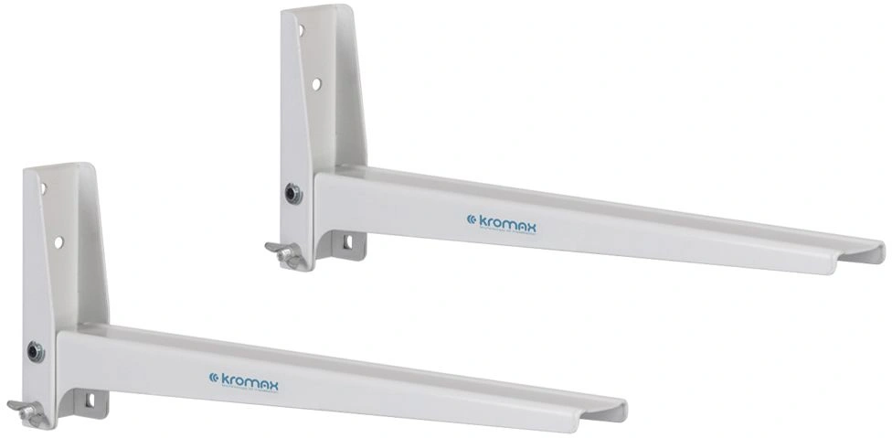 Кронштейн Kromax MICRO-4 new, настенный фиксированный, до 20 кг, от стены 310 мм, белый