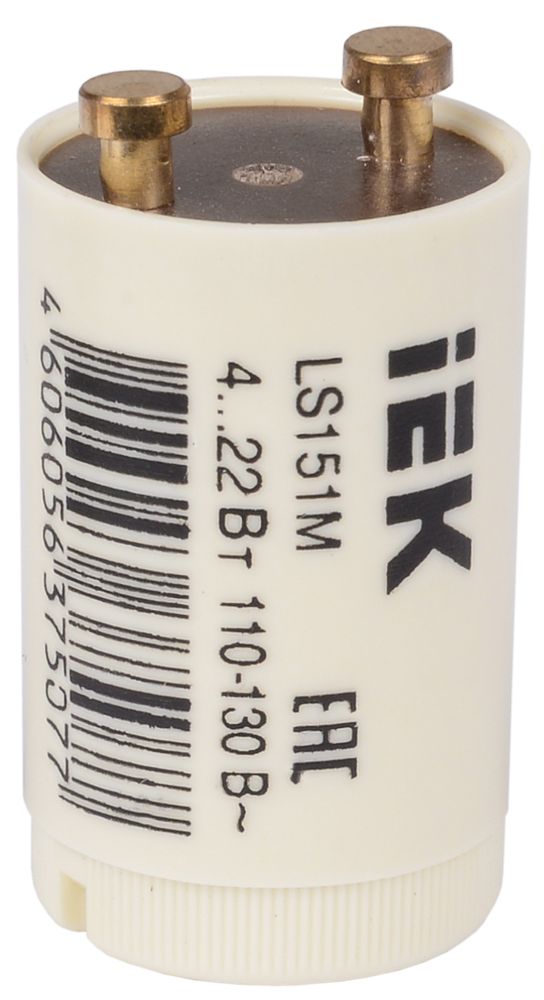 Стартер iEK LLD151-LS-22 LS151M, 4–22 Вт, 110–130 В, IP20