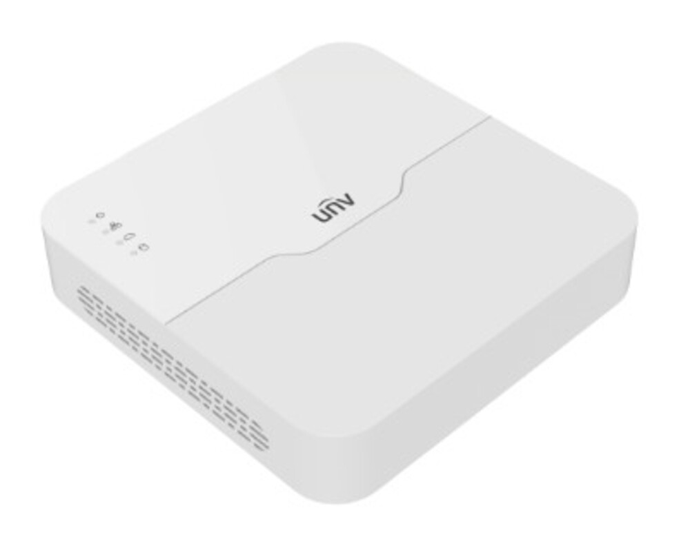 Видеорегистратор Uniview NVR301-08B-LP8-IQ, 8-канальный, 8×PoE