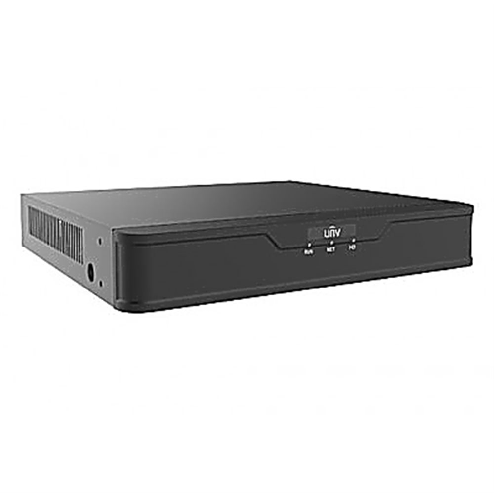 Видеорегистратор Uniview NVR301-08S3-P8, 8-канальный, 4K, 8×PoE, 1 SATA