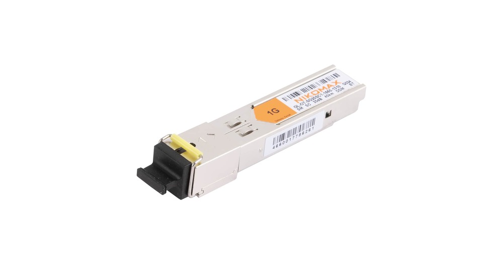 Оптический трансивер NIKOMAX GL-OT-SG20SC1-1550-1310, SFP, WDM, 1 Гбит/с, 20 дБ