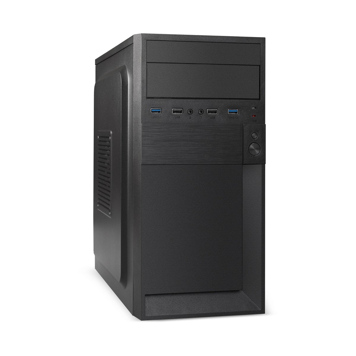Корпус ПК ExeGate 299180, Minitower, mATX, БП 450Вт, 2×USB+2×USB 3.0