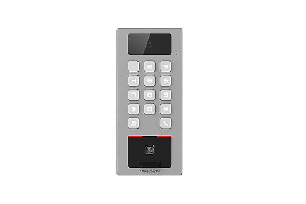 Терминал доступа Hikvision DS-K1T502DBFWX-C, Mifare/Felica/DESfire, камера 2Мп