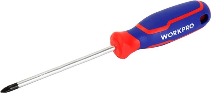 Отвертка WorkPro WP221035, PZ0×75мм, магнитный наконечник