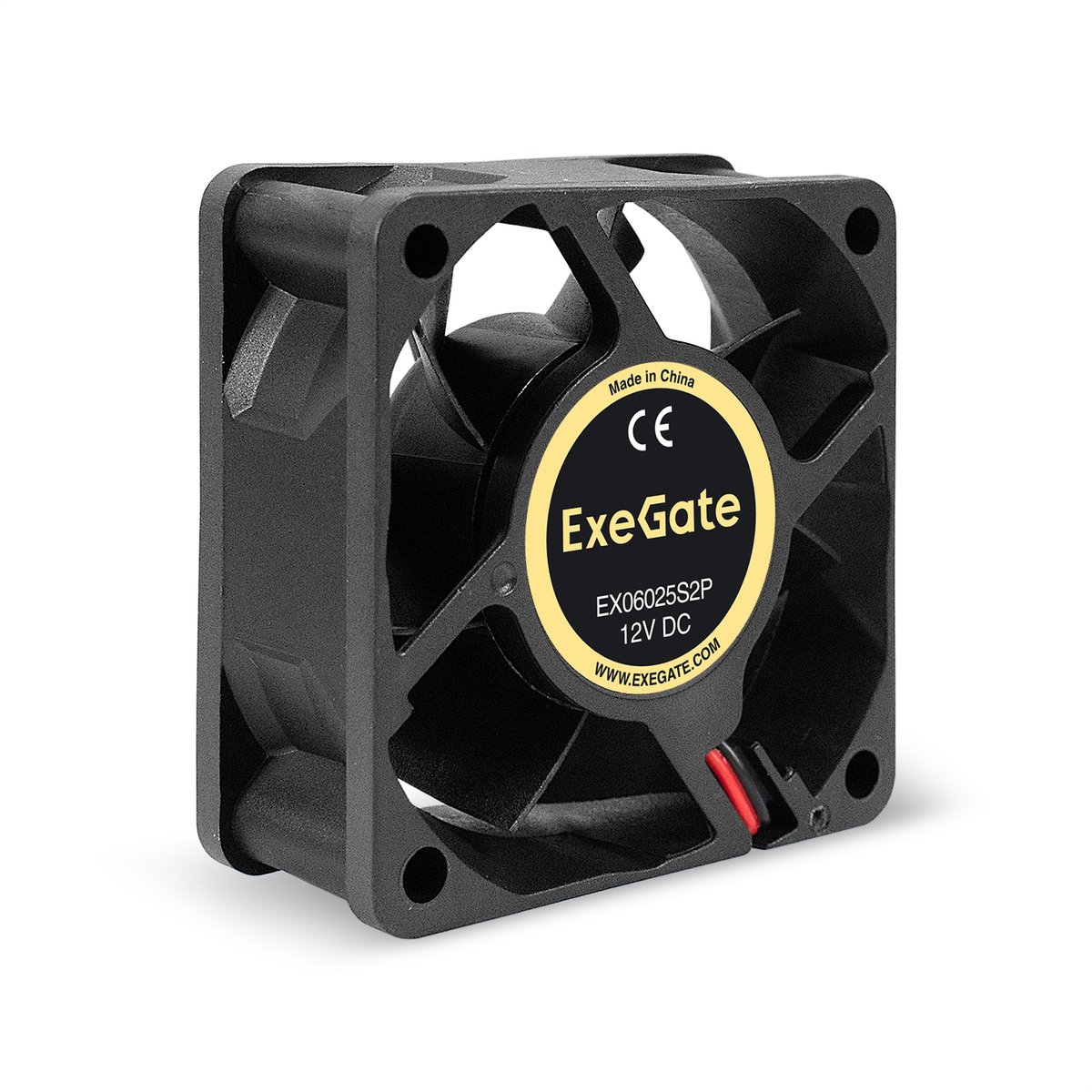 Вентилятор ExeGate EX295227RUS, 60×60×25 мм, 12В, 3500 RPM