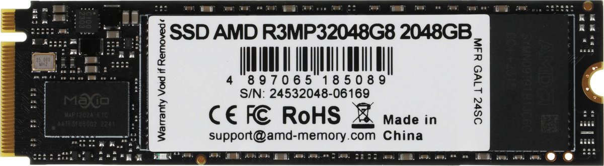 SSD AMD R3MP32048G8, 2048ГБ, M.2 PCIe 3.0
