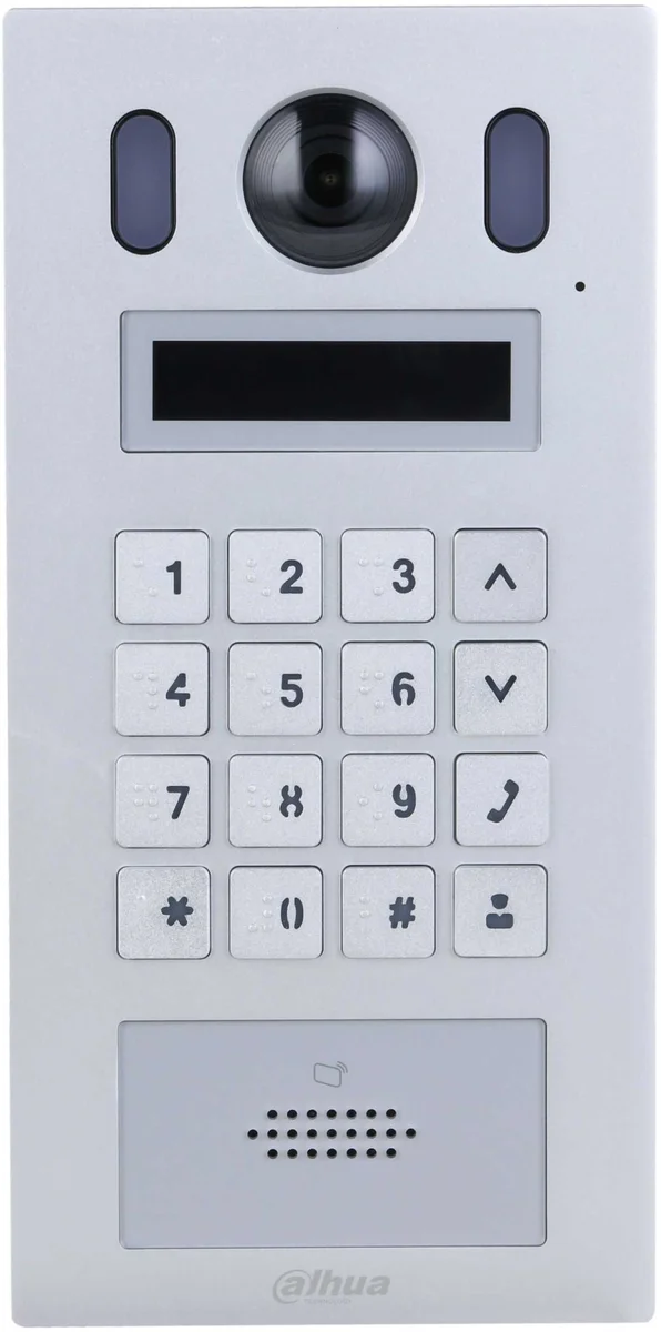 Видеопанель Dahua DHI-VTO6222E-P-EA, CMOS, серебристая