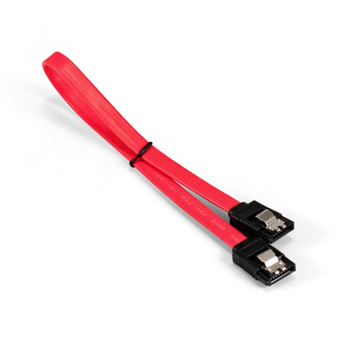 Кабель SATA ExeGate EX-CC-SATA-DATA-0.3L, 7pin/7pin, SATA III до 6 Гбит/с, 0,3 м