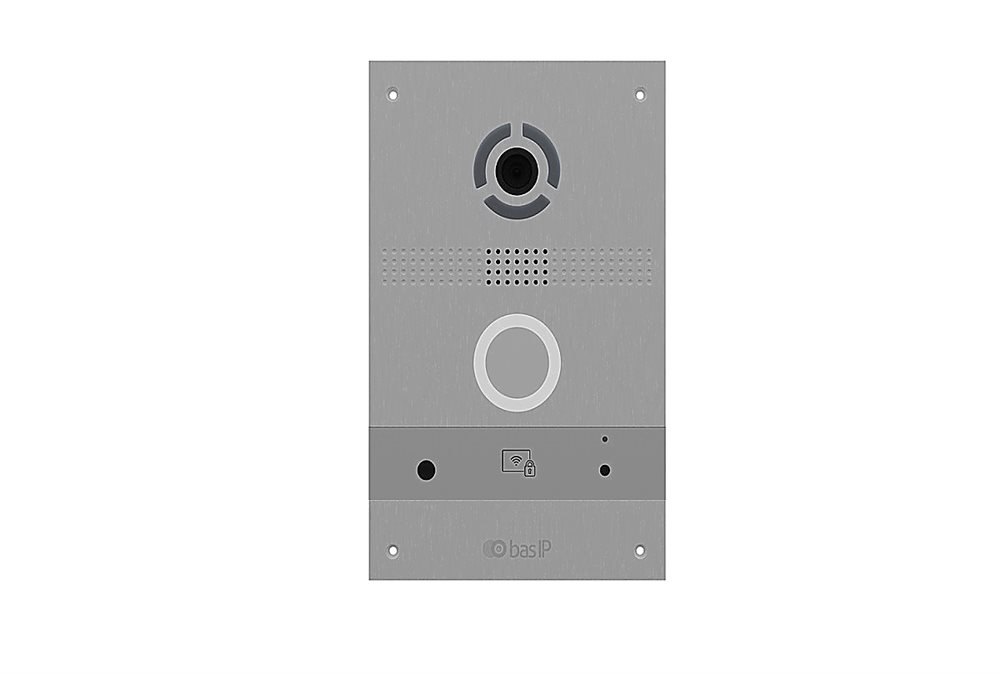 Вызывная панель BAS-IP AV-08FB SILVER, IP, 2 Мп, врезная