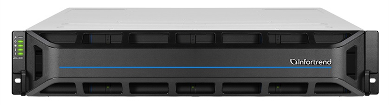 СХД Infortrend EonStor GS 2000 GS2012R0C0F0D, 2U 12 отсеков, 2 контроллера, 2×12Gb/s SAS