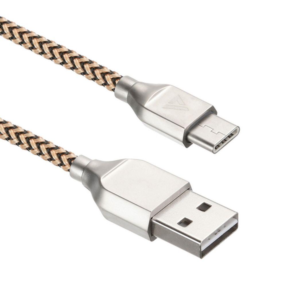 Кабель USB ACD ACD-U927-C2Y, Type-C — USB-A 1м нейлон