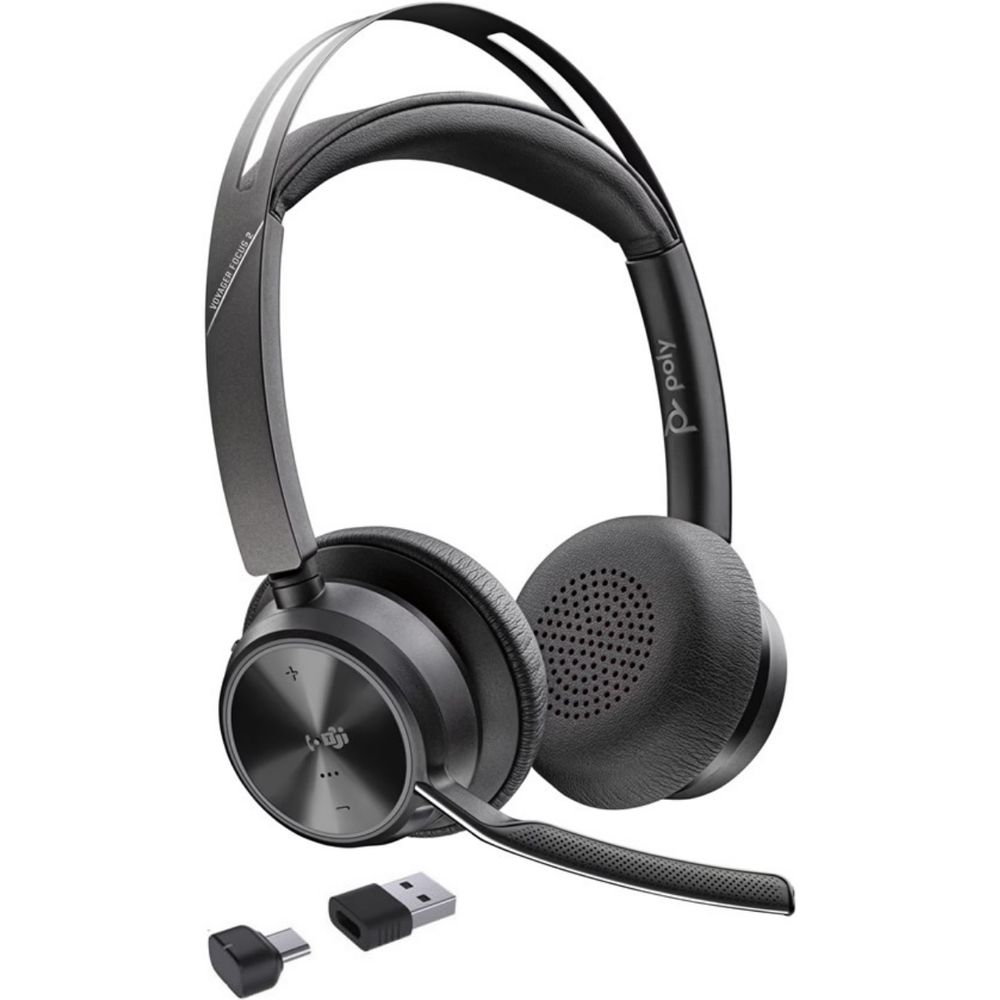 Гарнитура Poly Voyager Focus 2-M, USB-C/A, 9T9J4AA#AC3