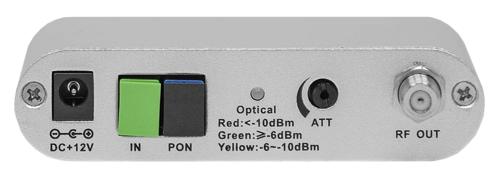 Приёмник оптический Vermax-LTP-078-6-ISp, 1 оптический вход, RF 45–1003 МГц
