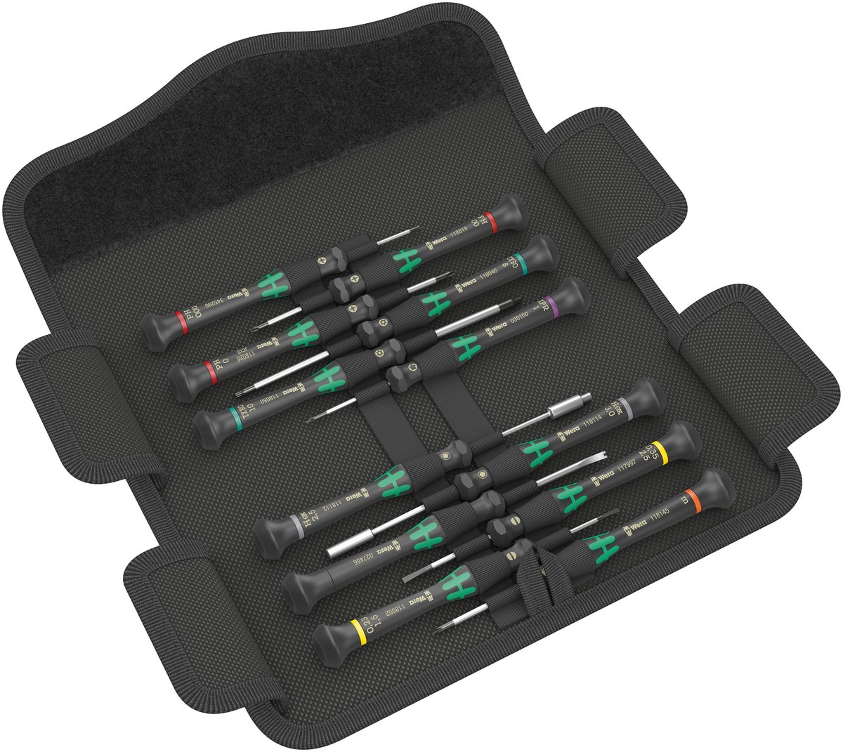 Набор Kraftform Micro 12 Electronics 1 Набор отвёрток для прецизионных работ 12 предметов комплектация: 3x 2050 PH Отвёртка крестовая для прецизионных работ: PH 000x40 PH 00x40 PH 0x40 2x 2067 TORX Отвёртка BO для электронщиков: TX 8x60 TX 10x60 1x 2067 Отвёртка IPR TORX PLUS для электронщиков 1 IPR x 40 мм 2x 2035 Отвёртка для прецизионных работ: 0.35x2.5x40 0.23x1.5x40 2x 2069 Торцовый ключ для электронщиков: 2.5x60 3.0x60 1x 2072 Отверка Microstix Kraftform Micro m x 40 мм 1x 1429 Съемник 1 x 3.5 x 50 мм 1x Набор полосок на липучках 70 70 x 50 мм для микроэлектроники