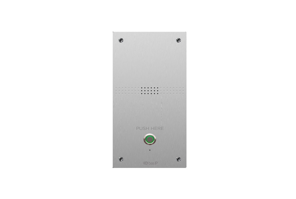 Вызывная панель BAS-IP AV-04AFDI SILVER, IP65, PoE, индукционная петля