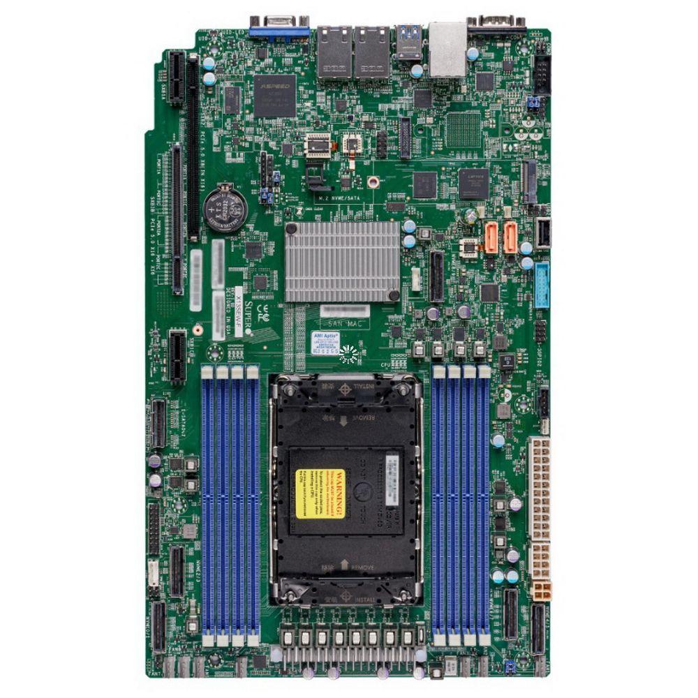 Материнская плата Supermicro MBD-X13SEW-F-B, LGA1700, Intel W680, 4xDDR5, ATX