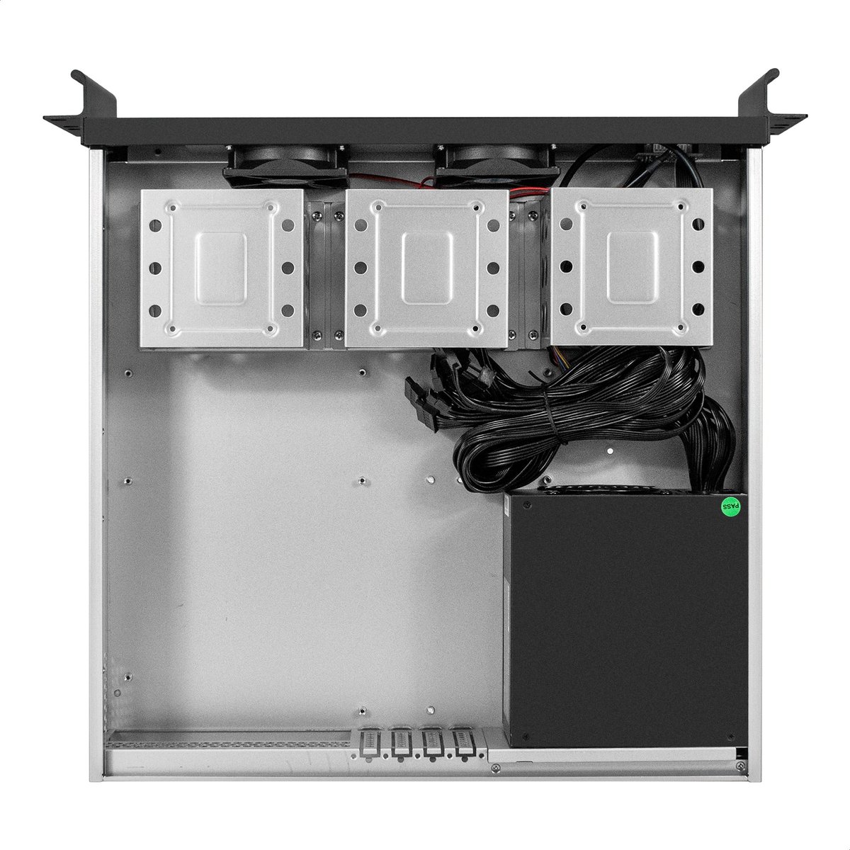 Exegate EX279615RUS Серверный корпус Exegate Pro 2U420-06 <RM 19",  высота 2U, глубина 420, БП 700ADS, USB>