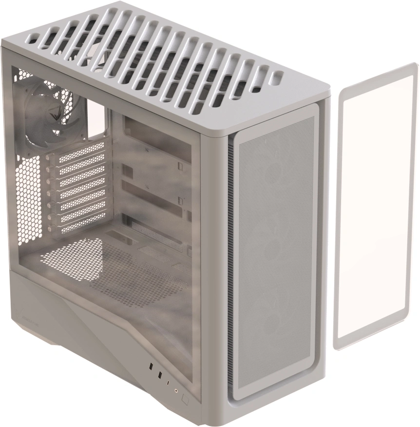 Корпус Formula V Line Air Power G9 DUO PA White, E-ATX, Midi-Tower