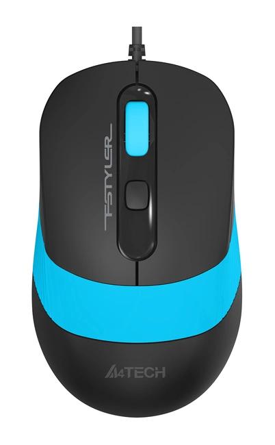 Мышь A4Tech FM10 BLUE, оптическая, 1600dpi, USB, 4 кнопки
