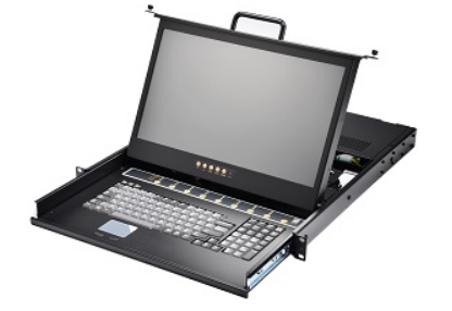 Консоль Ariesys AMK508-17WCBRU, 19" 1U, экран 17,3", 8 портов KVM