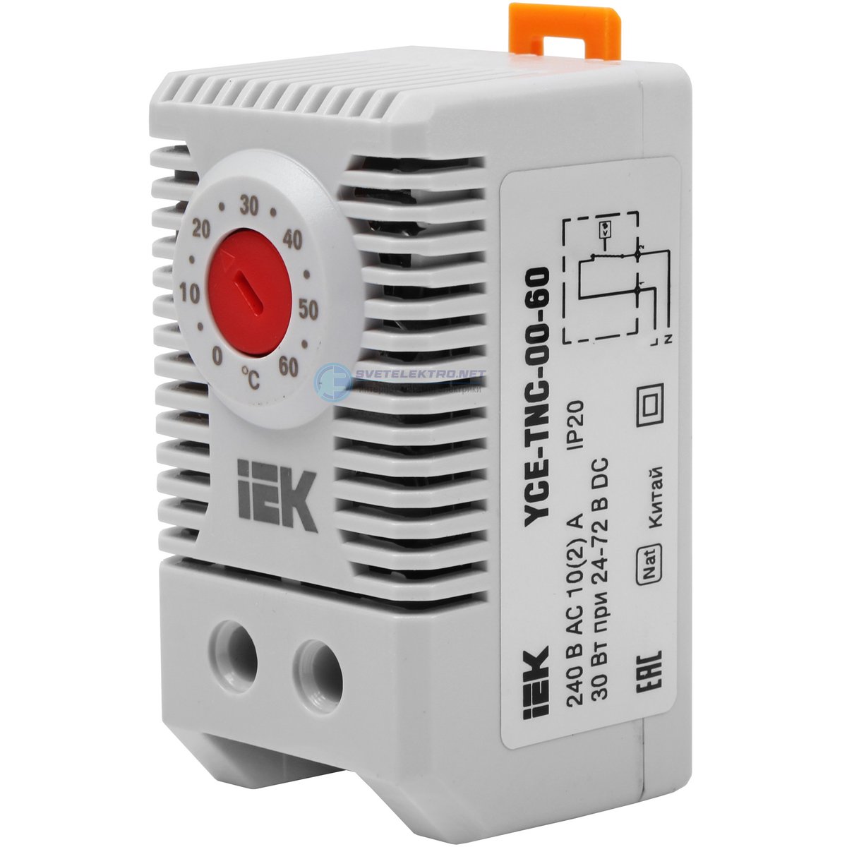 Термостат IEK YCE-TNC-00-60, 0…+60°C, NC