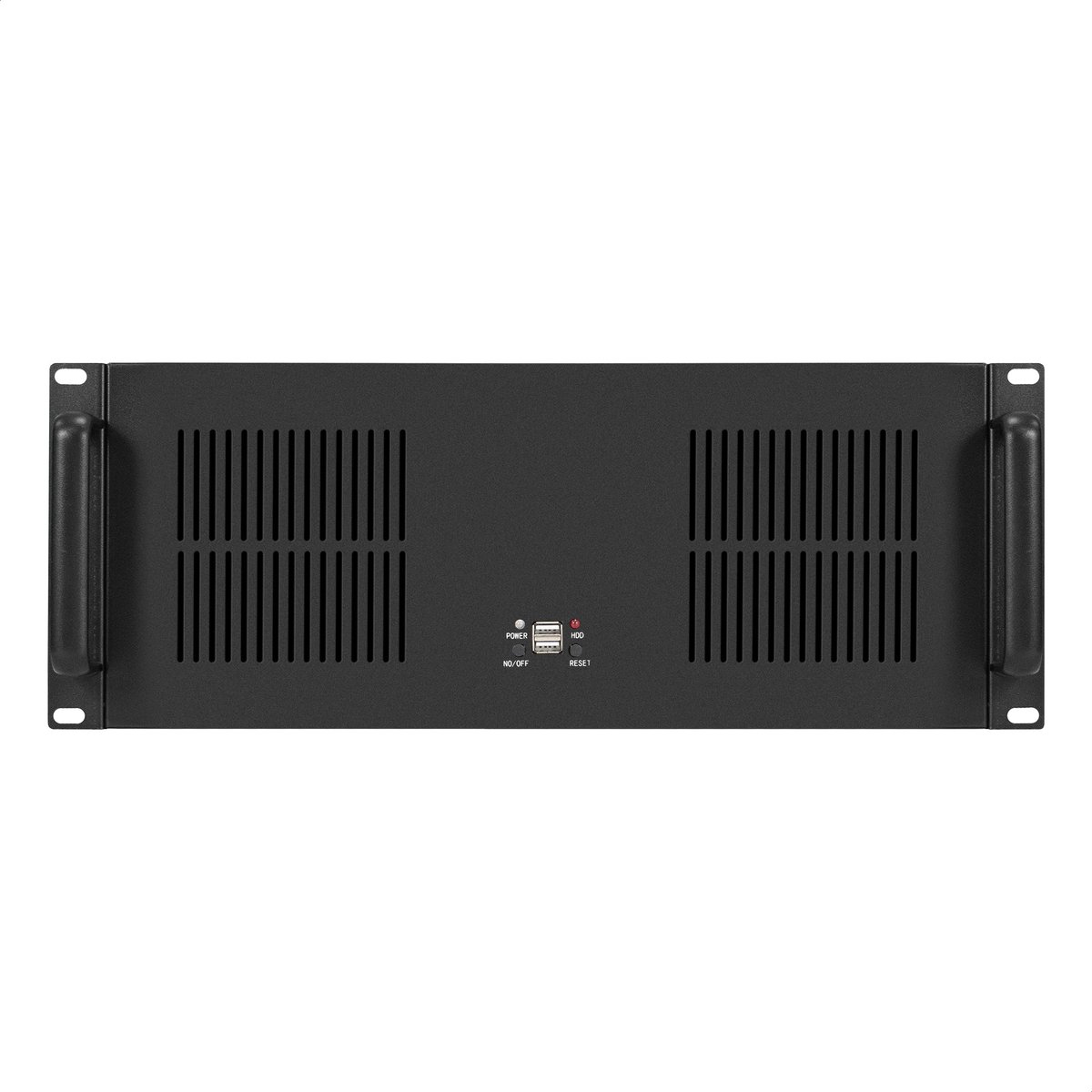 Корпус ExeGate Pro 4U350-02, 19" 4U, глубина 350 мм, без БП, 2×USB