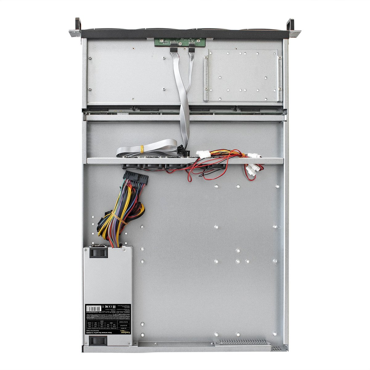 Exegate EX265519RUS Серверный корпус Exegate Pro 1U660-HS04 <RM 19",  высота 1U, глубина 660, БП 350DS, 4xHotSwap, USB>