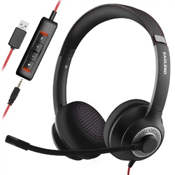 Наушники Nubwo EH01, USB, с микрофоном, для колл-центра