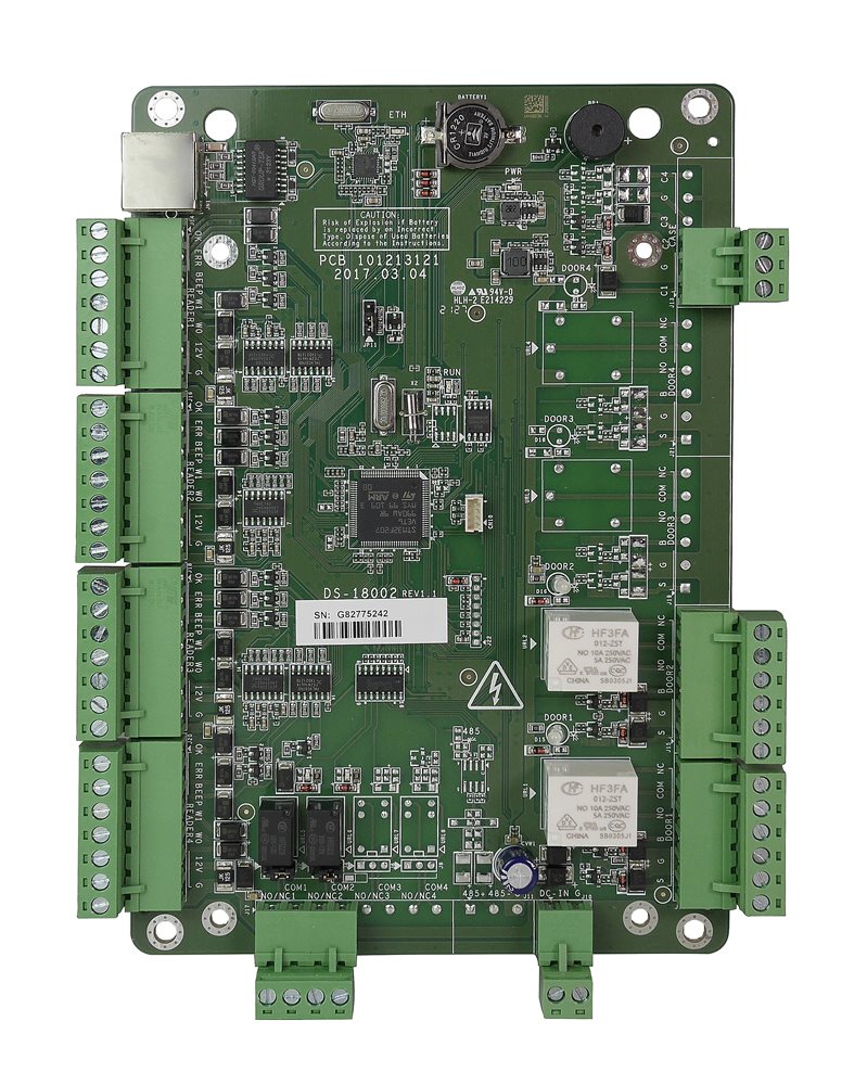 Сетевой контроллер доступа TRASSIR TR-C241, 2 двери, 4 считывателя Wiegand, TCP/IP