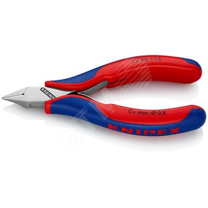 Кусачки Knipex KN-7772115, боковые, для электроники, 115мм