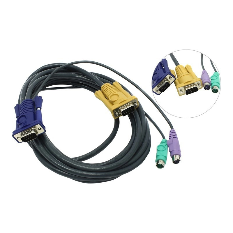 Кабель D-Link DKVM-IPCB5, VGA+PS/2, 5 м, для KVM